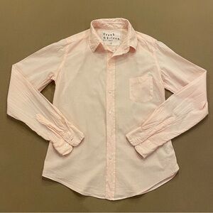 Frank & Eileen Pale Pink Barry Button Down Shirt Size XS